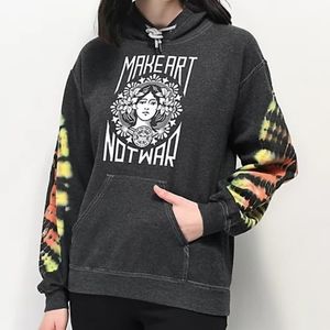 Obey Make Art Not War Tie Dye Hoodie